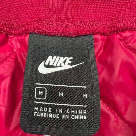 Nike Tech Women's Pack Quilted Jogger Pants Red Size Medium - Picture 3 of 8